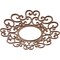 Ekena Millwork Reims Wood Fretwork Pierced Ceiling Medallion, Walnut, 16"OD x 6 1/8"ID x 1/4"T CMWP16X16X0250REWA - alternate 2